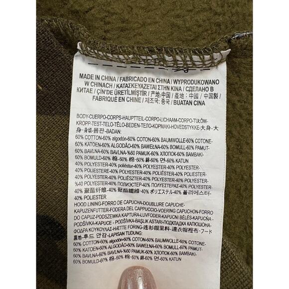 VANS Men's Classic Pullover Camo Hoodie Size M - Picture 11 of 13